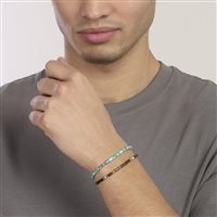 Bracciale Mabina Uomo Ibiza in Argento Occhio di tigre 534146 - 534146